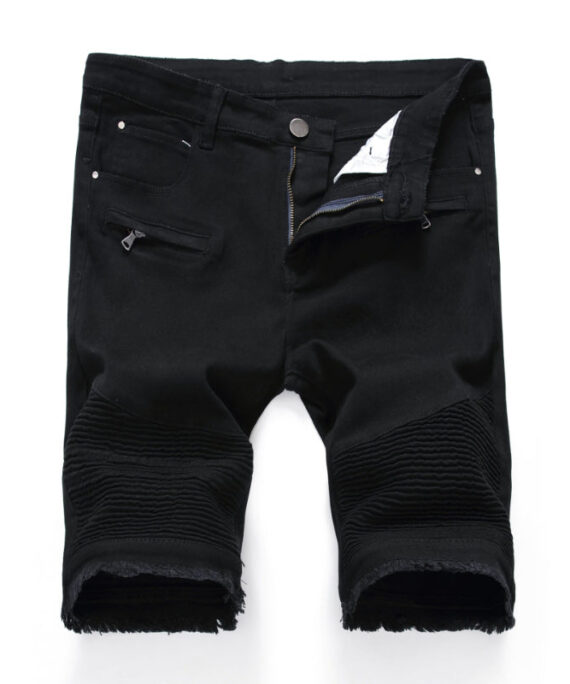 Lightweight Knee Length Stretch Denim Jeans