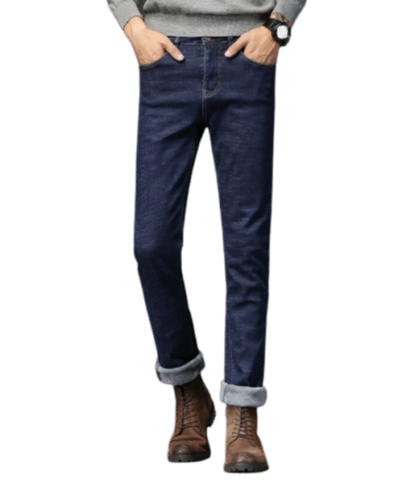Casual Slim Fit Winter Jeans