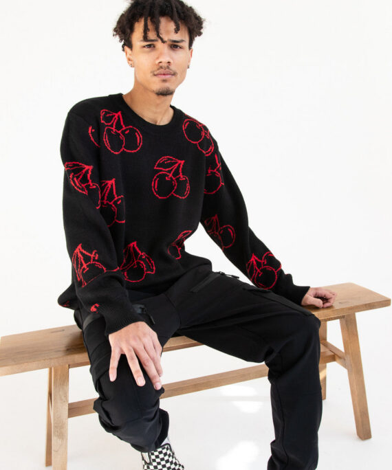 Cherry Outline Sweater