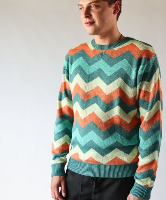 Nana's Afghan Zigzag Sweater